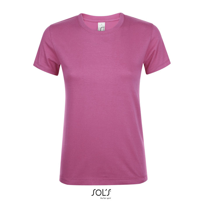 T-shirt promotionnel femme coton 150g - REGENT rose orchidée